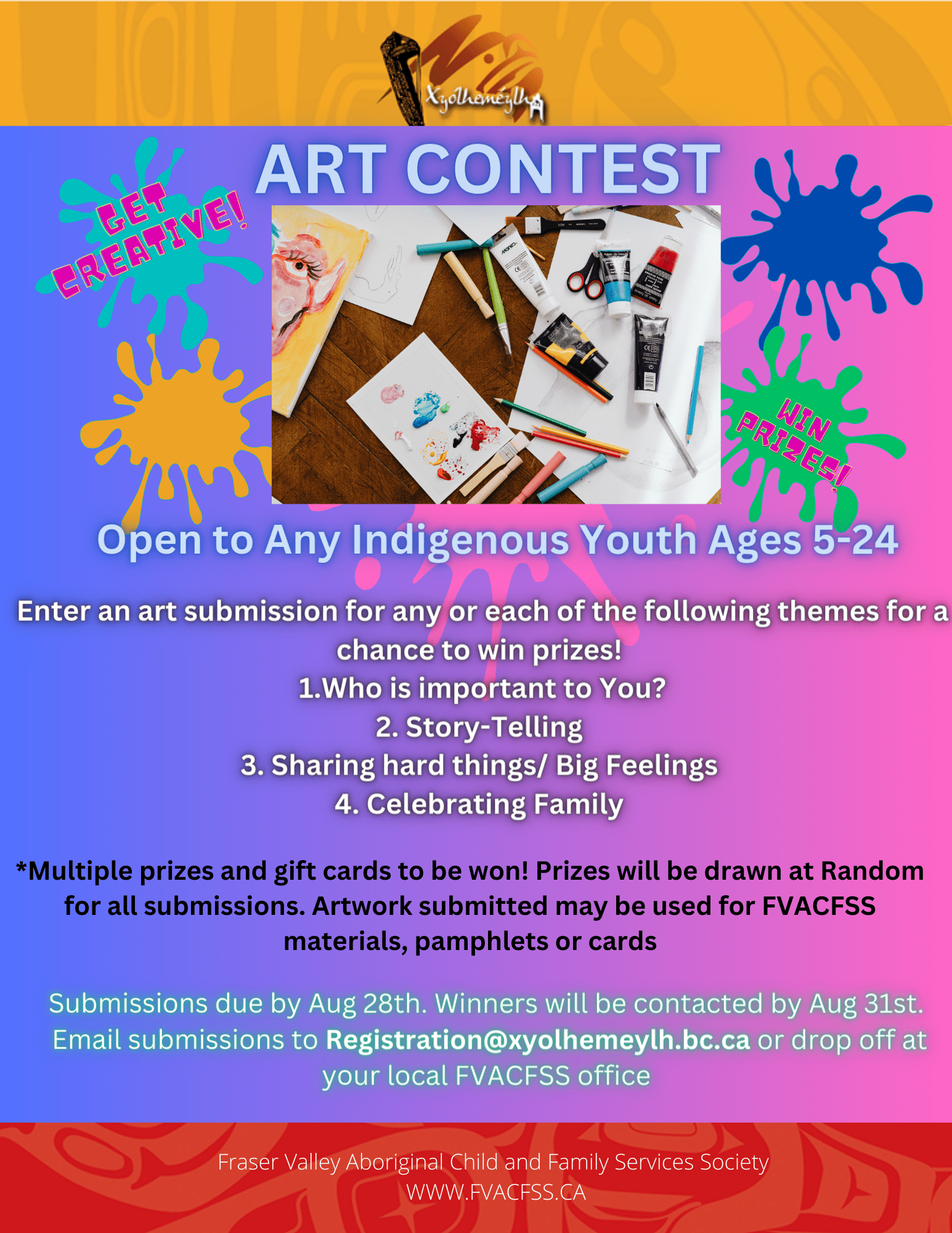 Art contest for youth 5-24