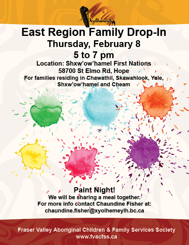 East Region Family Drop-In Feb. 8