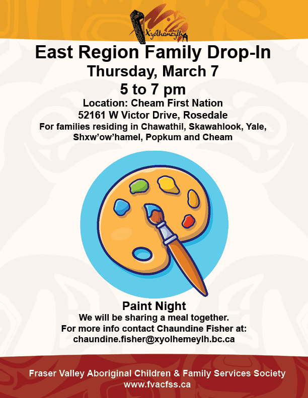 East Region Family Drop-In March 7