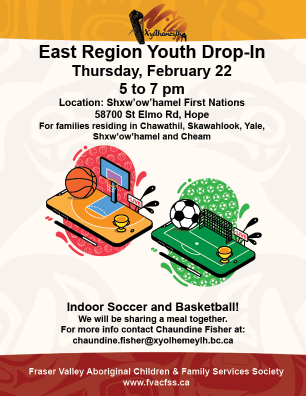 East Region Youth Drop-In Feb. 22