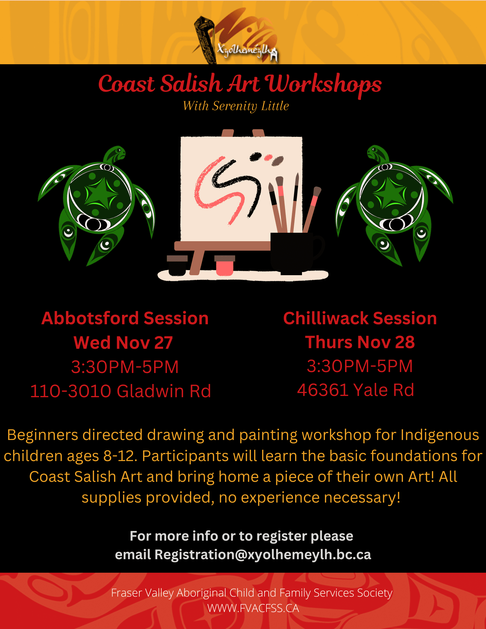 coast salish art workshops